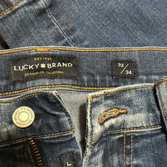 Men’s lucky brand jeans 221 straight size 32/34 - Picture 7 of 9